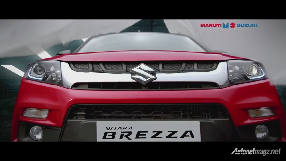 International, suzuki-vitara-brezza-teaser-front: Suzuki Vitara Brezza India Diwacanakan Ekspor, Indonesia?