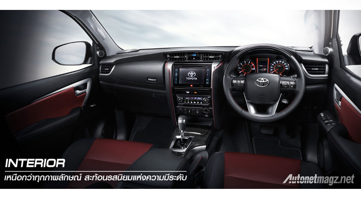 Berita, interior toyota fortuner trd sportivo thailand: Toyota Fortuner TRD Sportivo Dirilis di Thailand, Bagaimana Menurutmu?