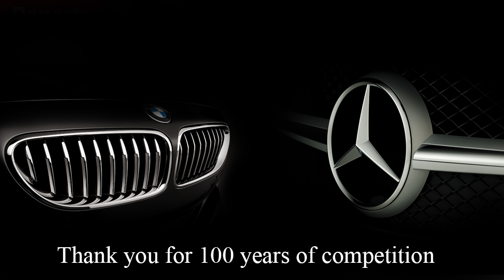 Berita, mercedes benz vs bmw: Yuk, Simak Ucapan Selamat Ulang Tahun ke-100 Dari Mercedes Benz Untuk BMW