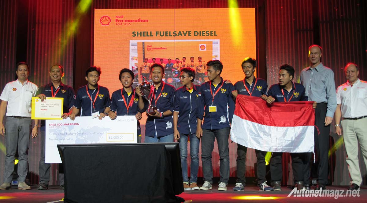 Berita, team 2 ITS: Tim Mahasiswa Indonesia Raih Penghargaan Di Shell Eco-Marathon Asia 2016