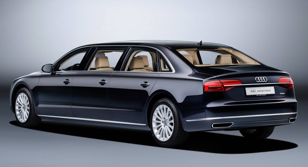 Mobil Baru, Audi-A8L-Extended-pus-2-doors: Audi A8 L Extended, Limousine Penantang Maybach Dari Audi