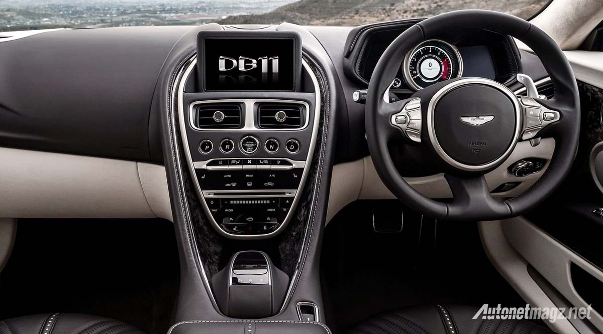 Aston Martin, aston martin db11 interior: Baru Beberapa Minggu Dirilis, Aston Martin DB11 Terima 1.400 Pesanan
