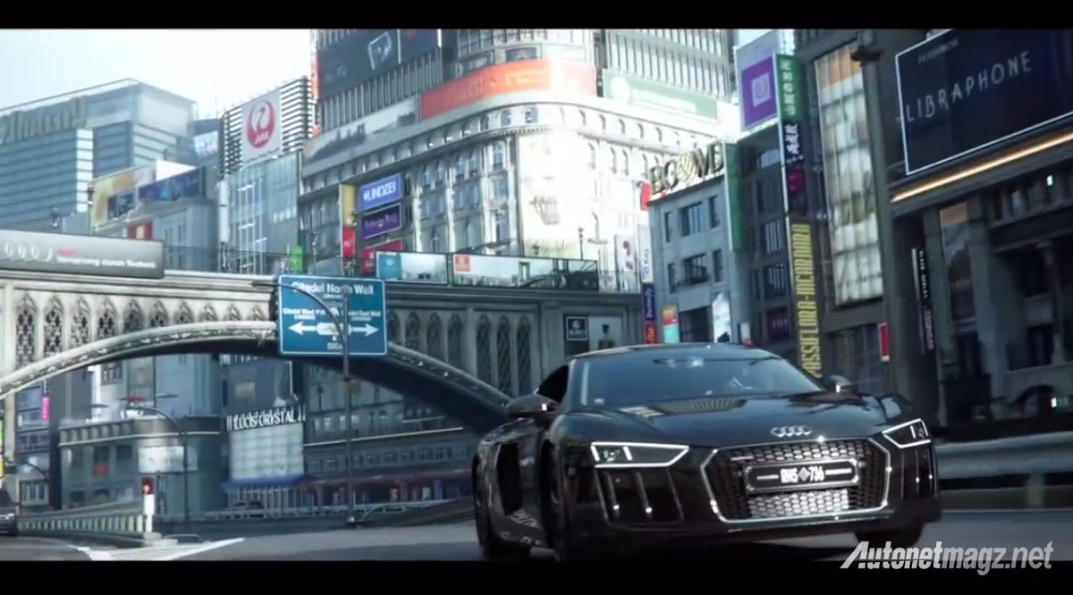 Audi, audi r8 final fantasy: Audi R8 Hadir Sebagai Bintang Dalam Final Fantasy XV : Kingsglaive