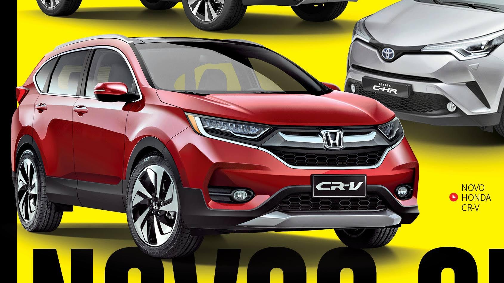 Berita, honda cr-v render: Prediksi Wujud Honda CR-V Generasi Kelima Muncul, Apa Opinimu?