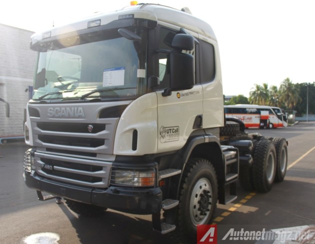 International, Scania-P460-Front: First Impression Review Scania P460 6×6 Off Road Tractor Head