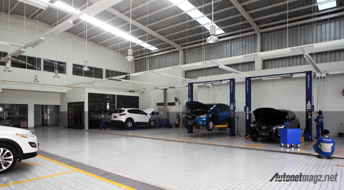 Mazda, working-bay Dealer Mazda Puri: Dealer Mazda Puri Perluas Jangkauan Mazda Indonesia
