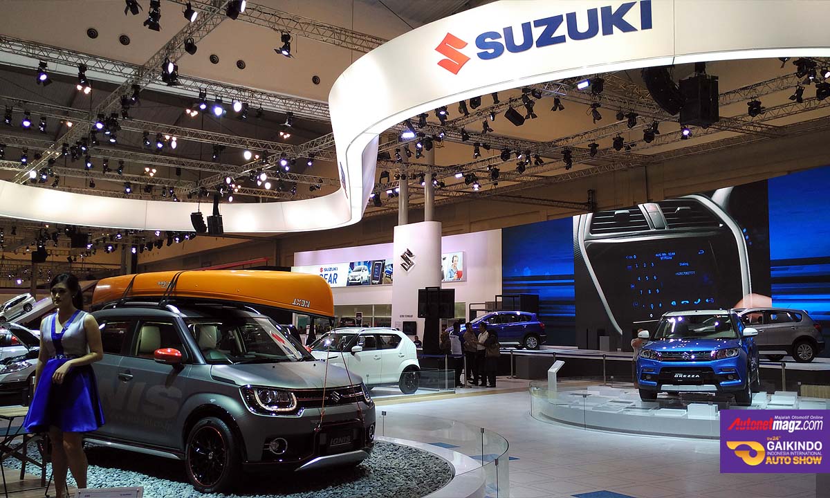 Mobil Baru, suzuki ignis dan vitara brezza di giias 2016: Ini Dia Line Up Baru Suzuki Yang Muncul Di GIIAS 2016