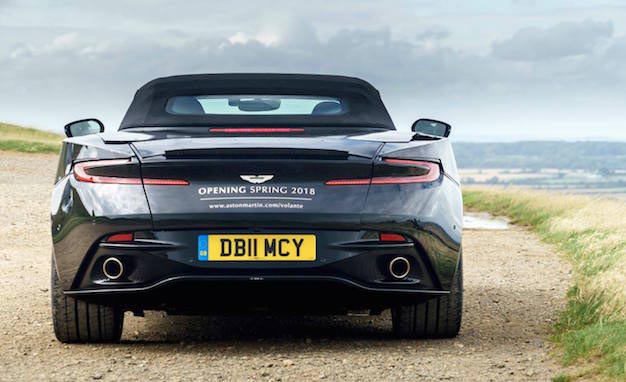 Aston Martin, aston-martin-db11-volante-teaser: Penampakan Aston Martin DB11 Volante Beredar