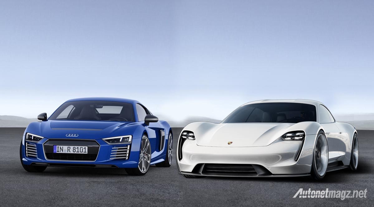 Audi, audi r8 e tron dan porsche mission e: Audi dan Porsche Sepakat Bedakan Basis Mobil Listrik Mereka