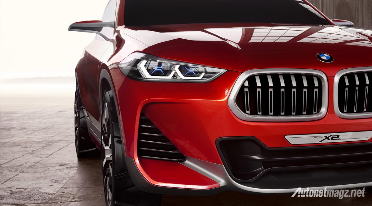 BMW X2 Concept Saudara X1 Menampakkan Sosoknya