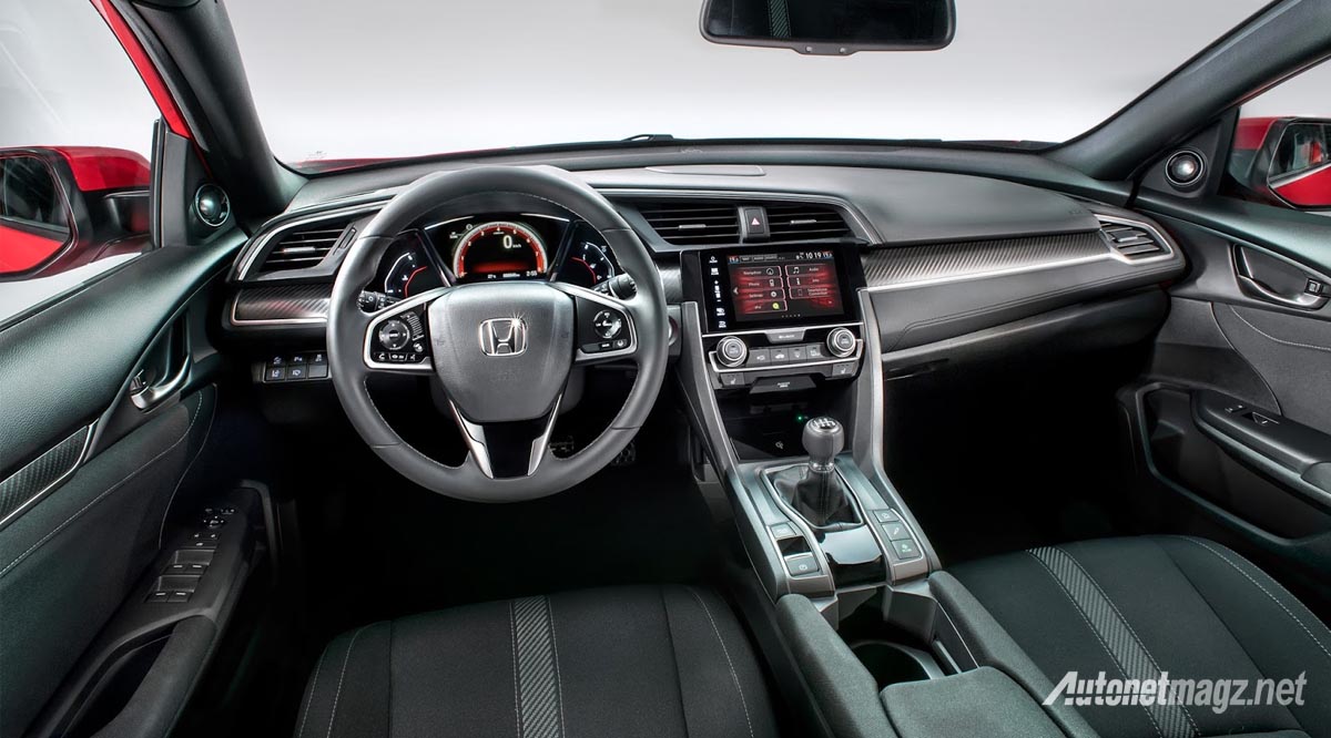 Honda, honda-civic-hatchback-2017-interior: Honda Civic Hatchback 2017 Serang Pasar Eropa!