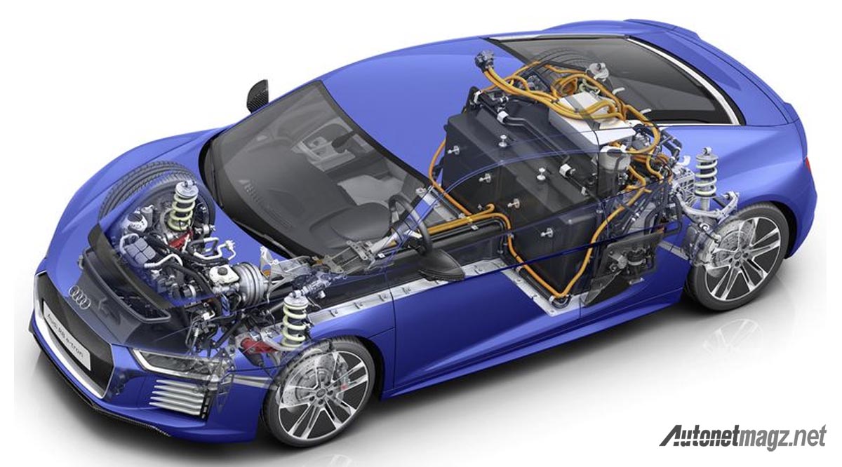Audi, teknologi mobil listrik audi r8 e tron: Audi dan Porsche Sepakat Bedakan Basis Mobil Listrik Mereka
