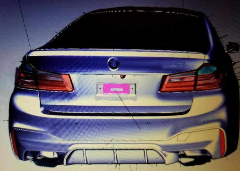 BMW, bmw-m5-rear-cad: Inikah Sosok BMW M5 G30 Baru?