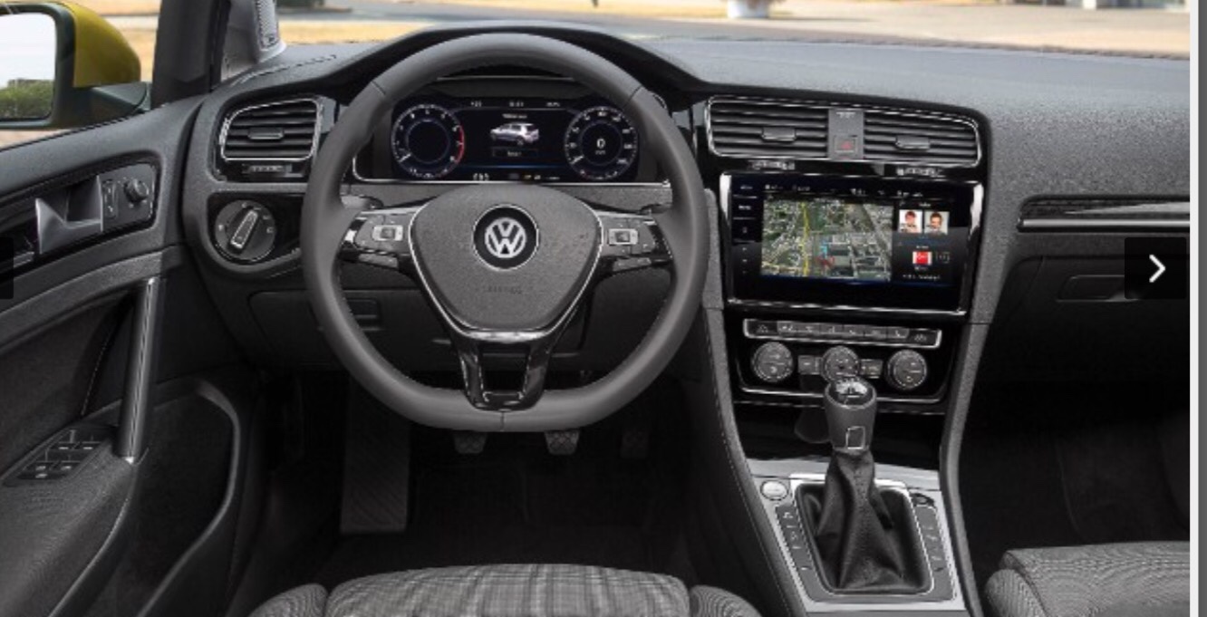 International, vw-golf-mk7-facelift-2017-interior: Foto VW Golf Mk7 Facelift Bocor, Ada Varian Baru?