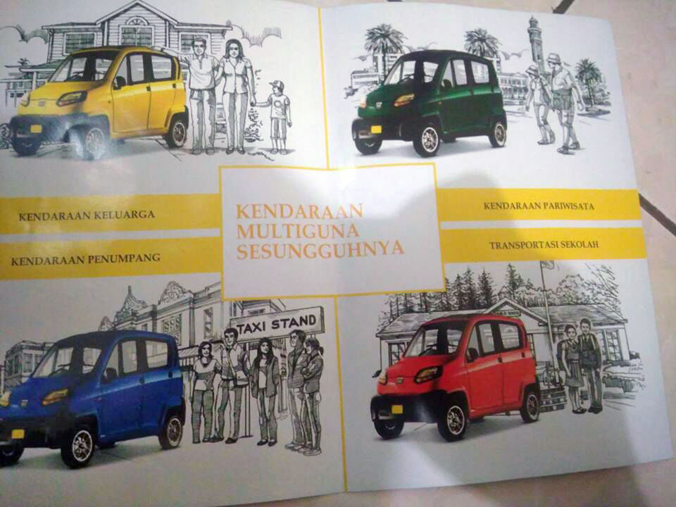 Bajaj, Iklan Bajaj Qute 2017 mobil termurah di Indonesia: Bajaj Qute Jadi Mobil Termurah di Indonesia Dengan Harga Setara Ninja