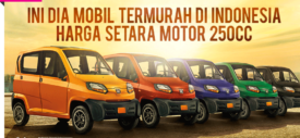 Brosur Bajaj Qute mobil paling murah di Indonesia