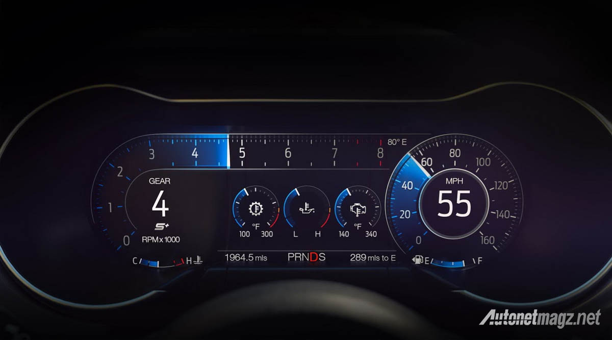 Ford, ford mustang facelift 2018 instrument panel: Ford Mustang Facelift 2018, Kece atau Memble?
