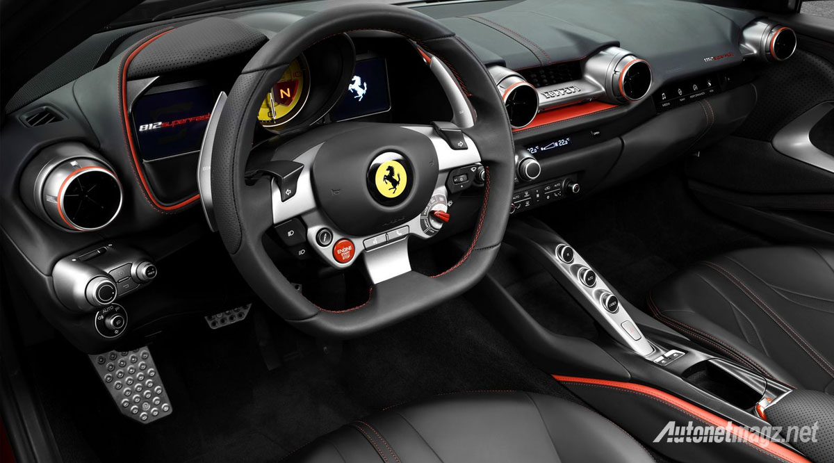 Ferrari, ferrari 812 superfast interior: Ferrari 812 Superfast, Usaha Keras Menjaga Jeritan Murni V12