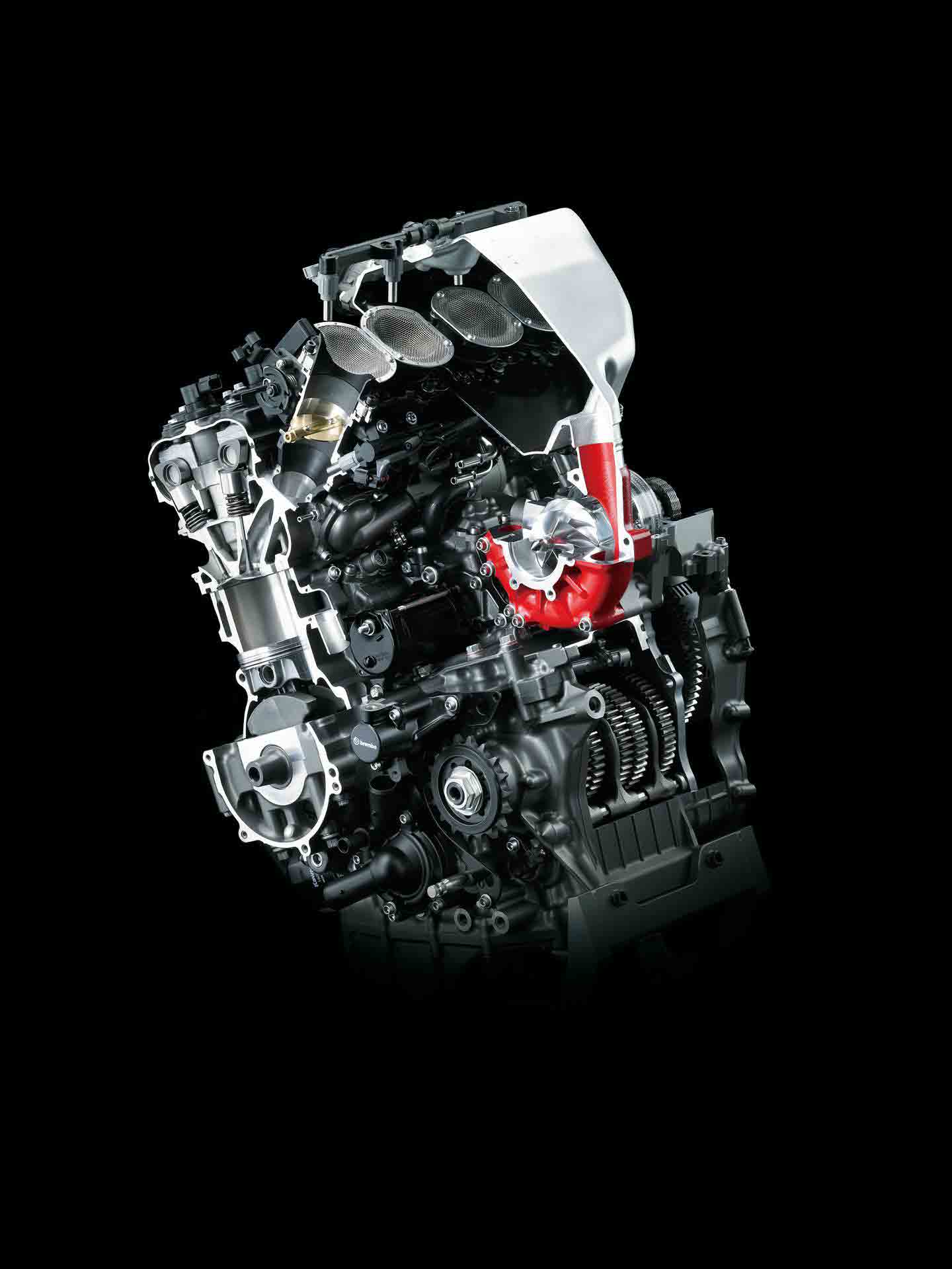 Kawasaki, h2-carbon-engine: Kawasaki Ninja H2 Carbon Edition!