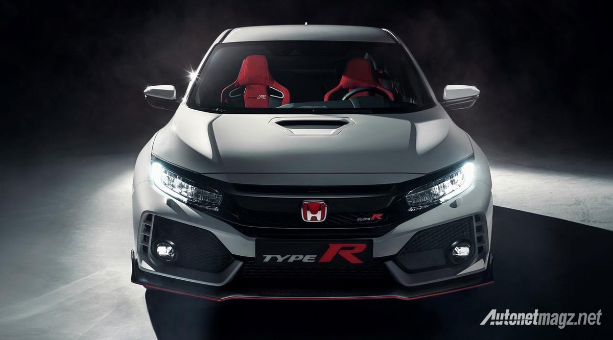 Honda, honda civic type r 2018 front: Honda Civic Type R 2018 FK8 Gaungkan Pesona VTEC Turbo!