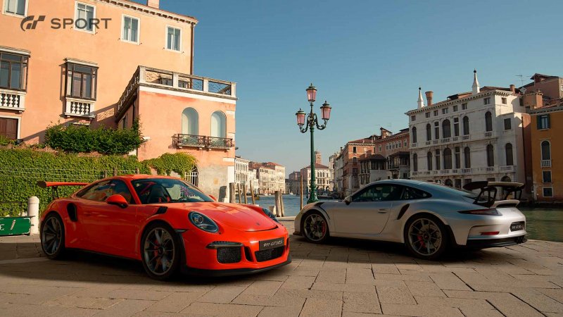 International, Gran-Turismo-Sport-Beta-Porsche-911-GT3-RS-Silver-and-Red: Hello, Porsche : Kuda Stuttgart Hadir di Gran Turismo Sport