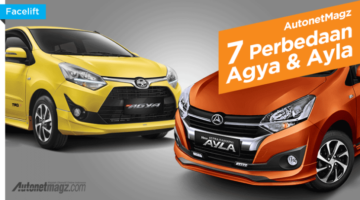 Perbedaan Agya Dan Ayla Baru 2017 AutonetMagz Review Mobil Dan