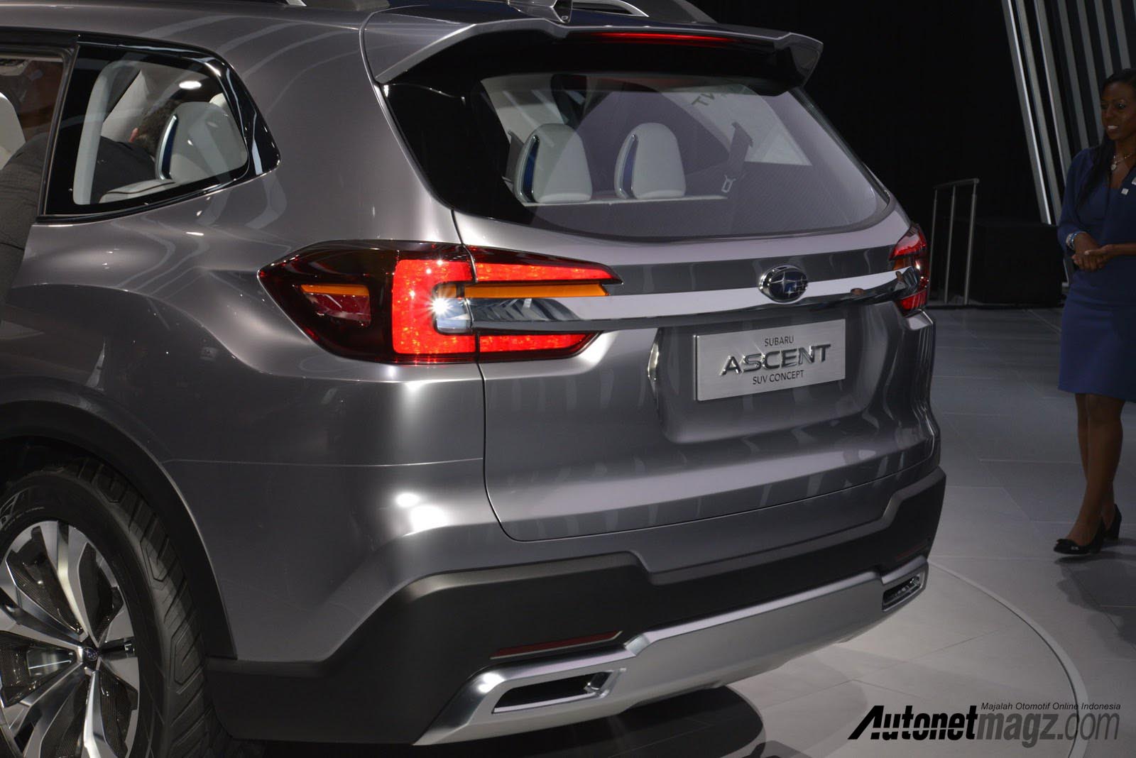 Berita, Subaru Ascent back: Subaru Ascent Concept : SUV Bongsor yang Cantik Luar Dalam