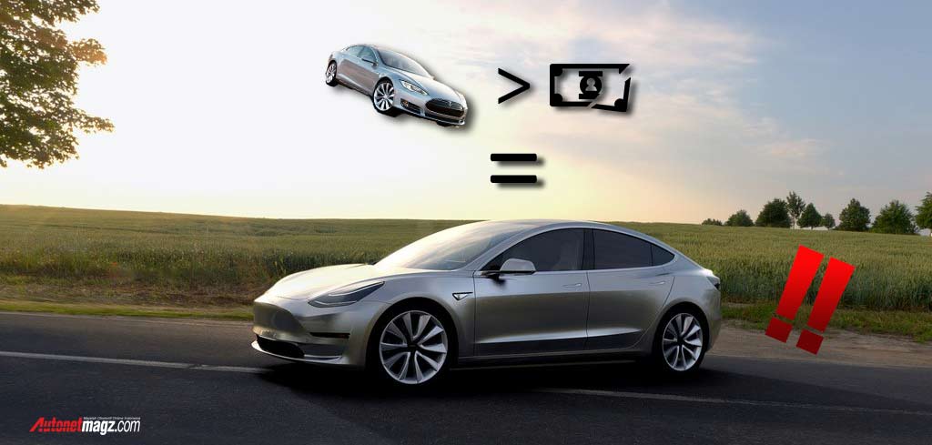 Berita, Tesla-Model_3-2018-thumbnail: Tesla Model 3 Hanyalah Pilihan Murah dari Model S?