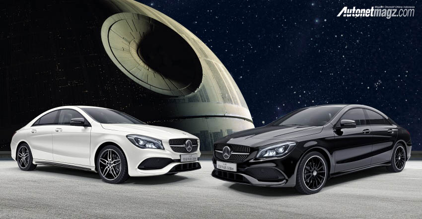 Berita, Mercedes-Benz CLA 180 Star Wars edition putih hitam: Mercedes-Benz Rilis CLA180 Star Wars Edition di Jepang, Cuma 120 Unit