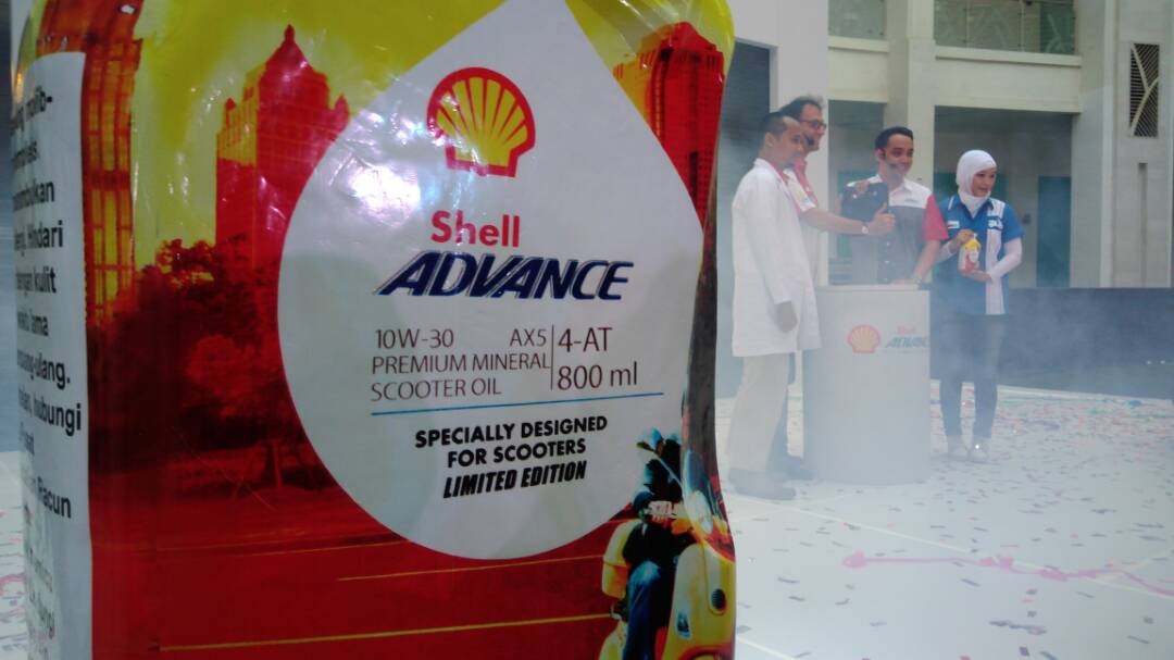Nasional, Shell Matic Skuter: Pelumas Khusus Skutik, Shell Advance 4T AX5 Scooter 10W-30 Diluncurkan
