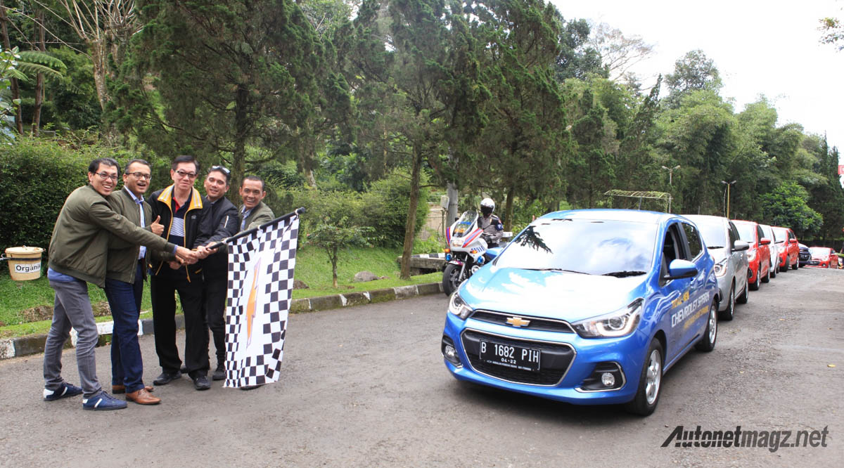 Chevrolet, chevrolet spark test drive lembang 2017: Sparks Up Bandung : Chevrolet Spark Jelajahi Dataran Lembang
