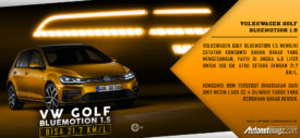 Volkswagen Golf BlueMotion sisi depan