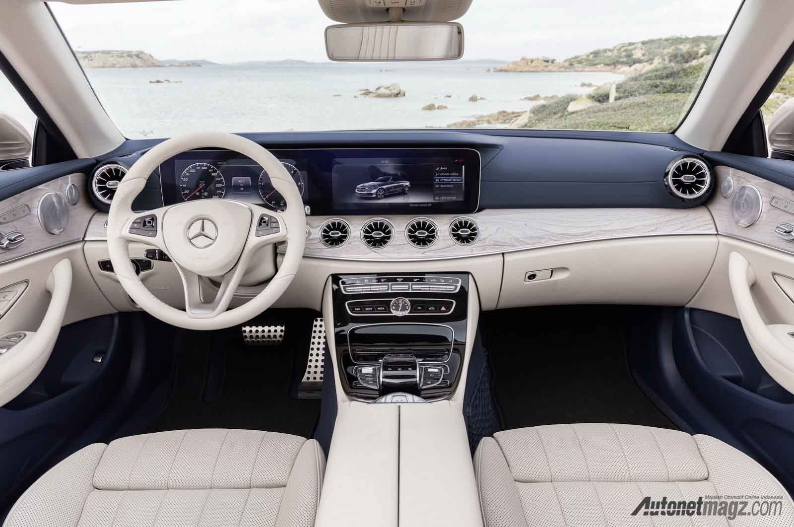 Berita, interior Mercedes Benz E Class Cabriolet: Mercedes E-Class Cabriolet Terbaru Dirilis di Jerman, Edisi Spesial 25 Tahun