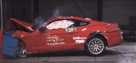 euro ncap ford mustang front offset crash test