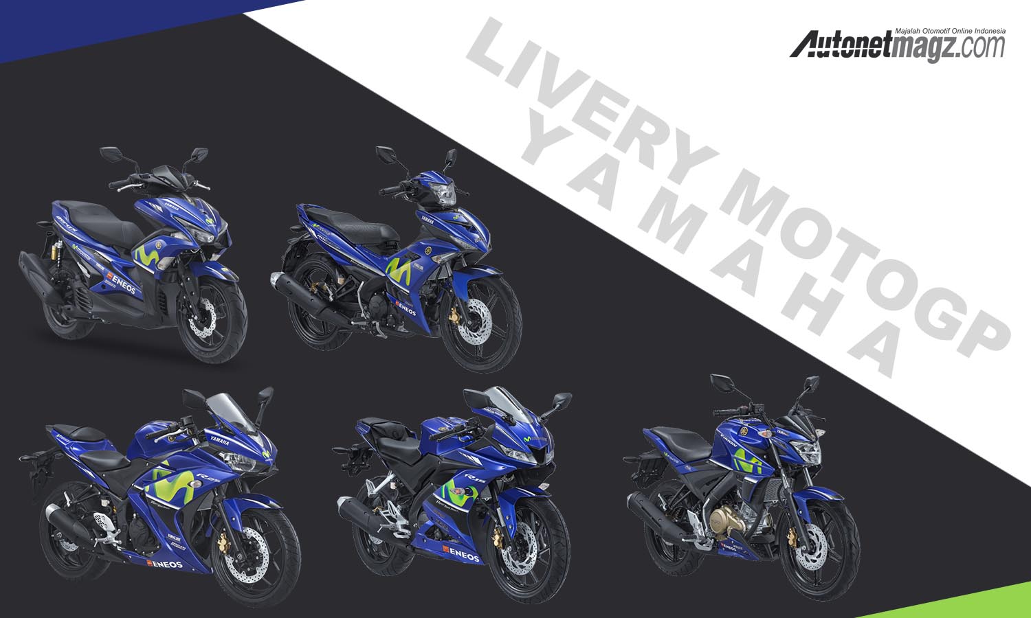 Berita, livery motogp: Yamaha Merilis Livery MotoGP Terbaru Pada Lima Produknya