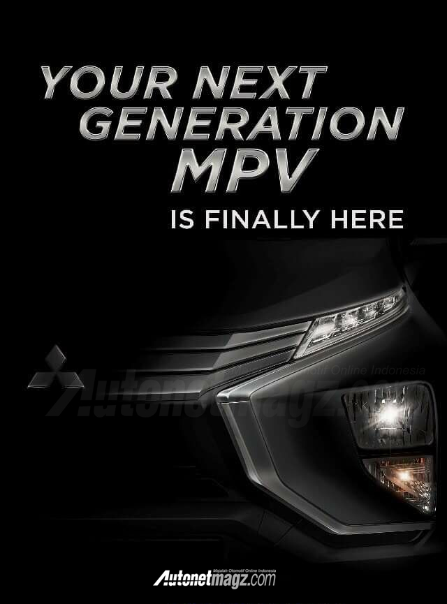 Berita, teaser mitsubishi expander: Teaser Mitsubishi Expander Muncul Lagi, Pakai mesin 1.500, CVT dan FWD