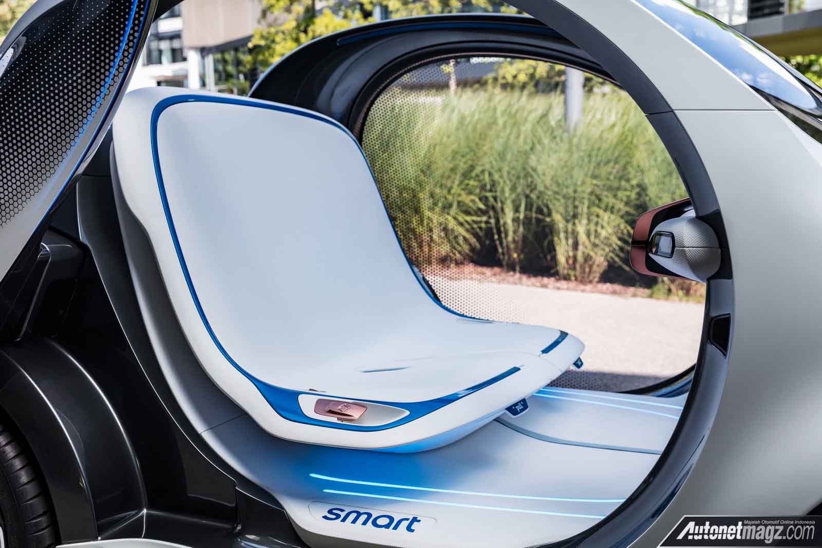 Berita, kursi Smart Vision EQ Concept: Smart Vision EQ Concept, Mobil Full Autonomous Two Seater