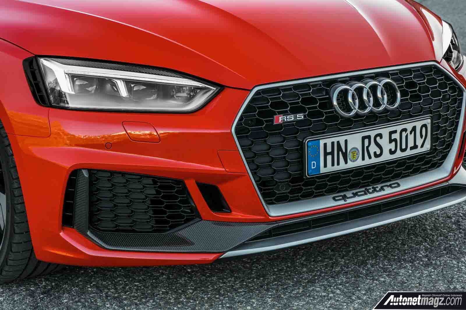 Audi, sisi depan Audi RS5 Coupe Carbon Edition: Carbon Edition Hadir Pada Audi RS4 Avant & RS5 Coupe