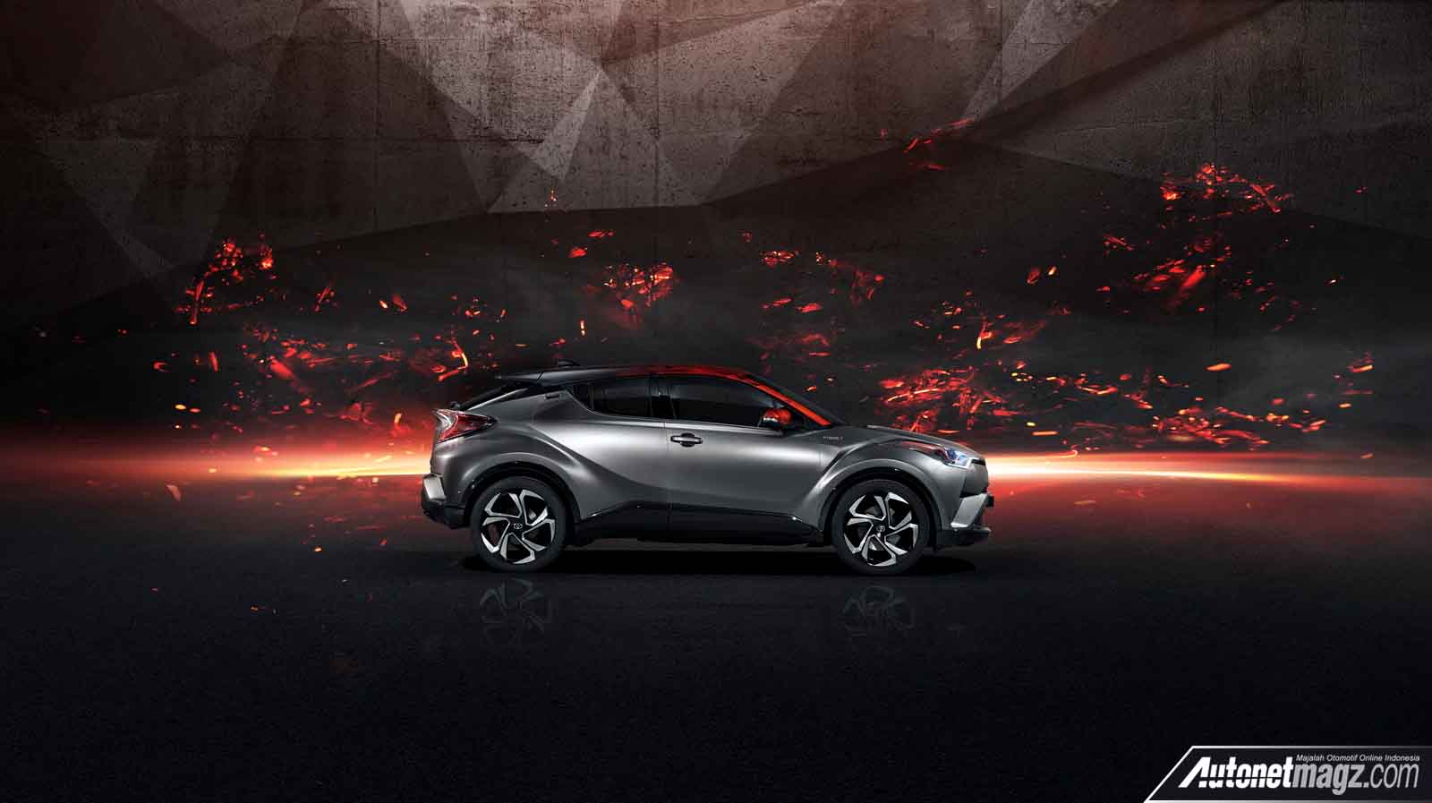 Berita, sisi samping Toyota C-HR Hy-Power Concept: Frankfurt Motor Show 2017 : Toyota C-HR Hy-Power Concept Diperkenalkan