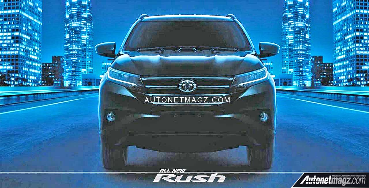 Berita, Daihatsu Terios 2018 dan Toyota Rush 2018: Begini Teaser Toyota Rush 2018 Jika Diterangkan, Mirip Fortuner atau CR-V?