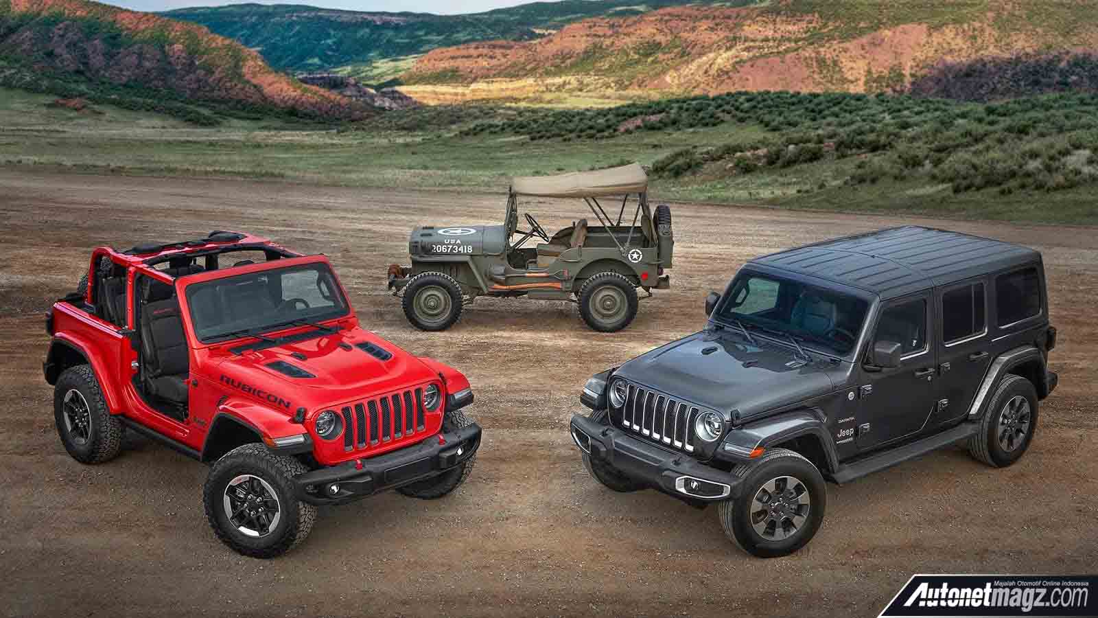 Berita, Jeep Wrangler 2018 long dan short: Jeep Wrangler 2018, Mesin Mild-Hybrid Turbo Dengan Bobot Susut 90Kg
