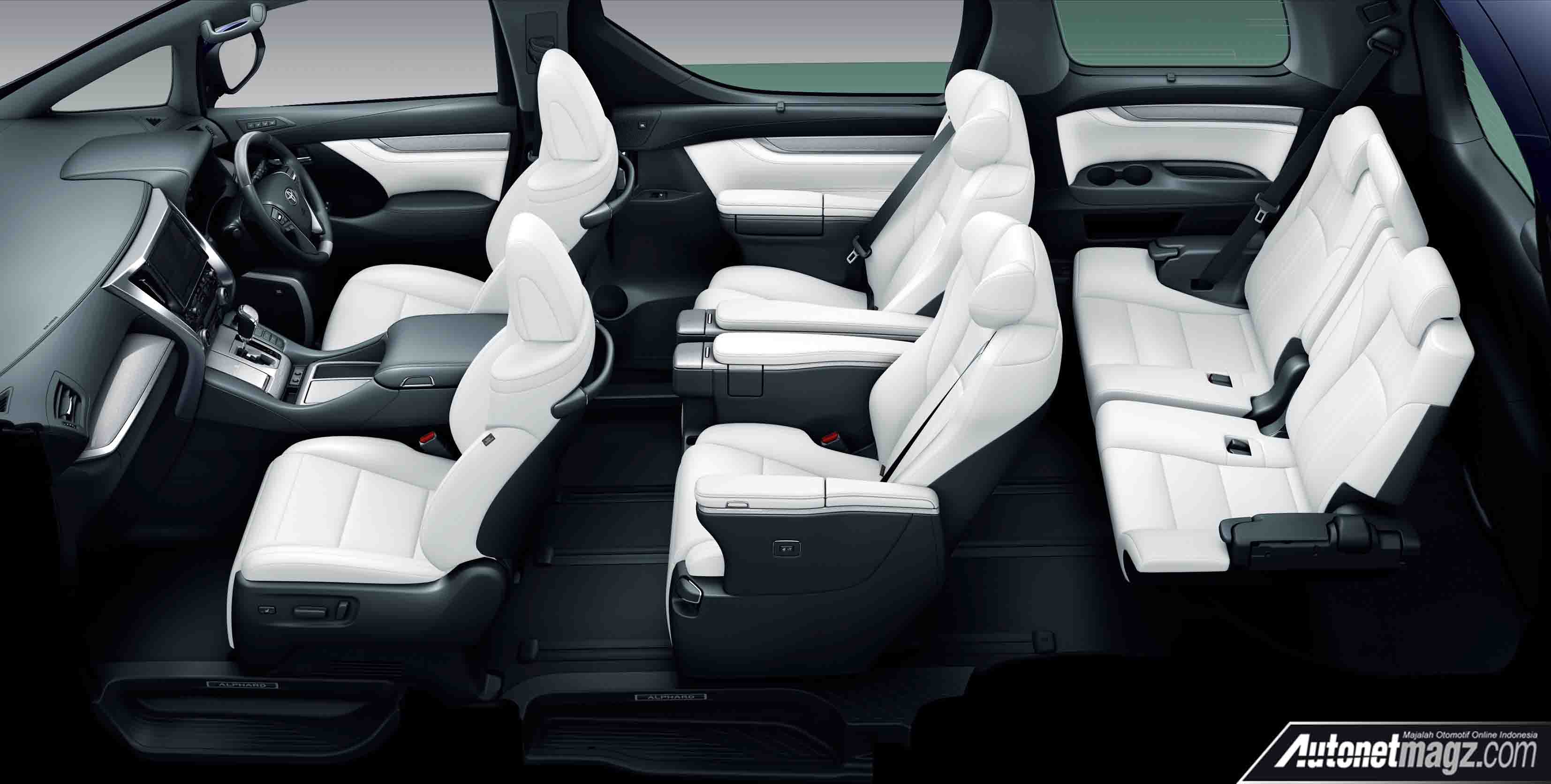 Berita, interior nappa white Toyota Alphard & Vellfire Facelift 2018: Toyota Alphard & Vellfire Facelift, Usung Toyota Safety Sense Gen 2