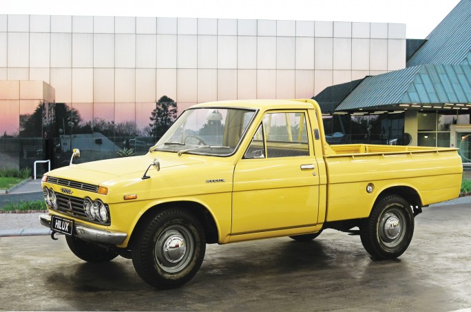 Mobil Baru, Toyota-Hilux-1st-generation-684×453: Edisi Spesial 50 Tahun Toyota Hilux Berselimutkan Chrome