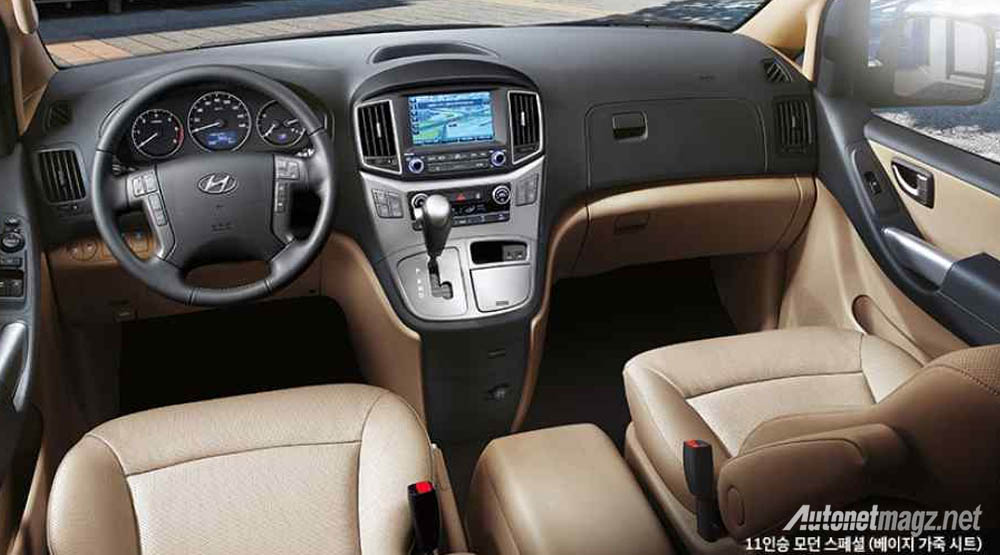Hyundai, hyundai grand starex 2018 interior: Hyundai H1 2018 Coba Hapus Kesan Mobil Travel