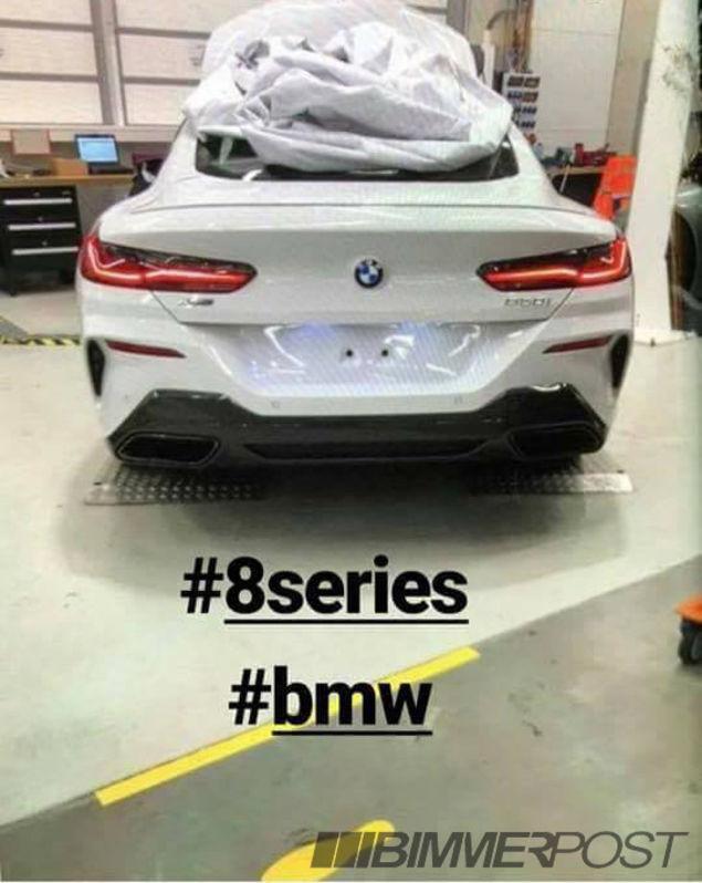 BMW, spy shot bmw 8 series rear: Sosok BMW 8 Series 2018 Tertangkap Kamera