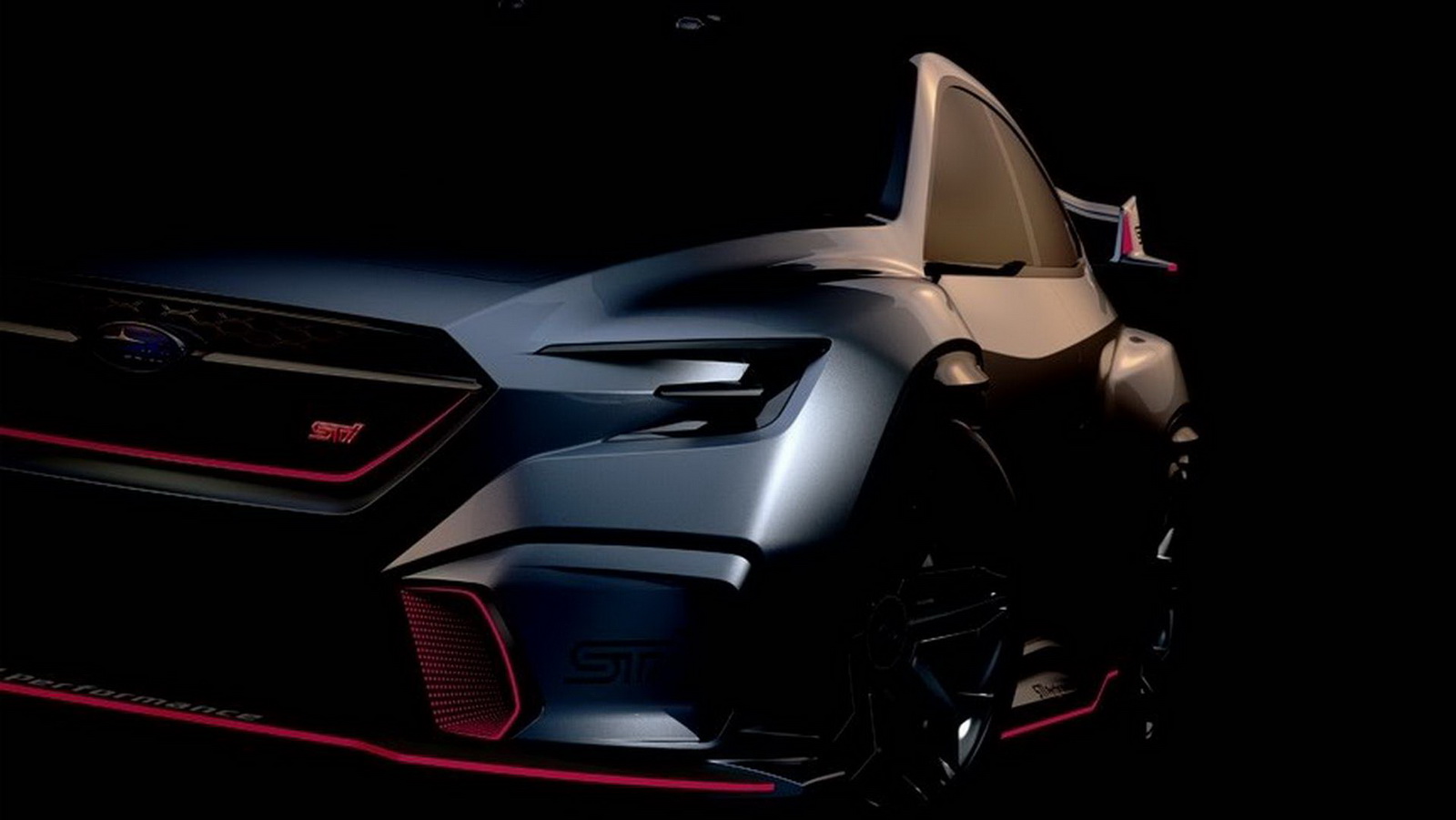 International, subaru viziv performance sti concept teaser: Subaru Viziv Performance STI Concept Menuju Tokyo Auto Salon 2018