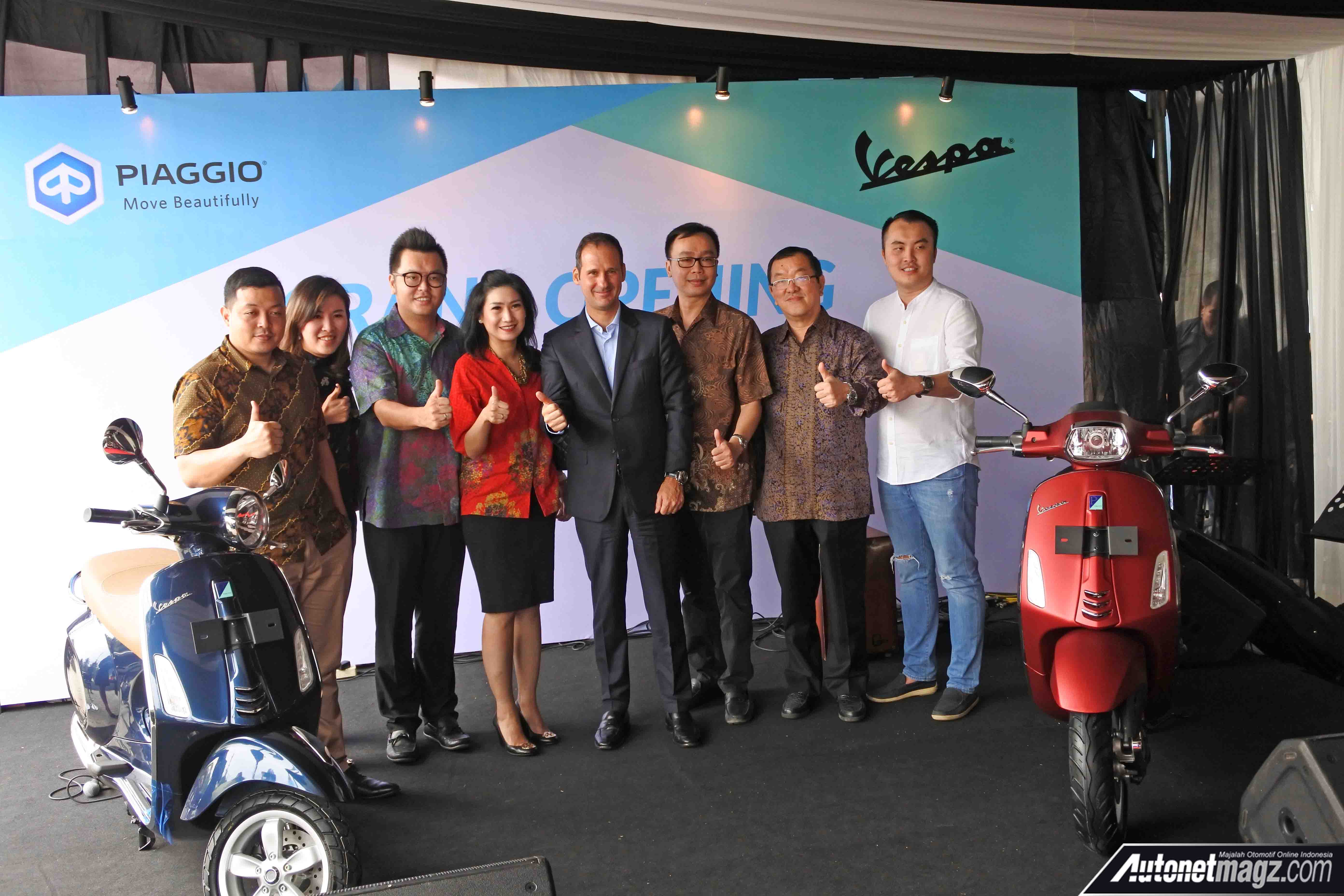 Berita, peresmian Dealer baru Piaggio Indonesia bogor: Piaggio Indonesia Resmikan Dealer Baru di Bogor