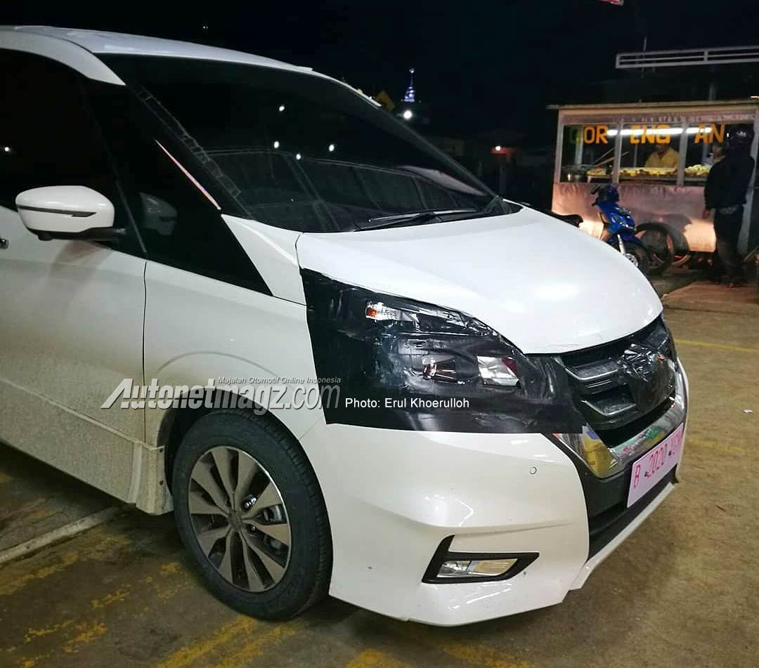 Mobil Baru, Nissan-Serena-baru-2018-Indonesia-new: Ehem, Nissan Serena C27 2018 Tertangkap Kamera di Bandung!
