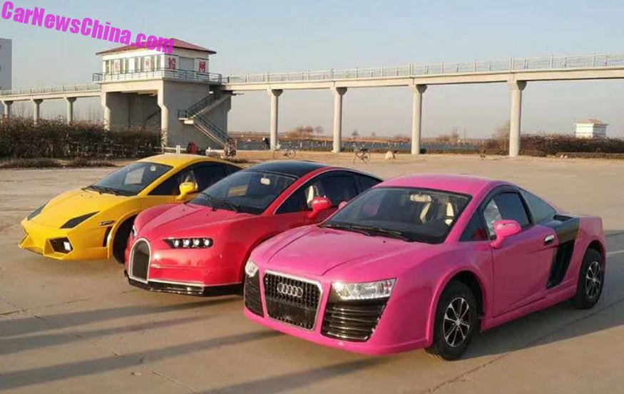 Berita, Shandong Qilu Fengde: Mobil Listrik Shandong Qilu Fengde Tiru Rupa Supercar Dunia