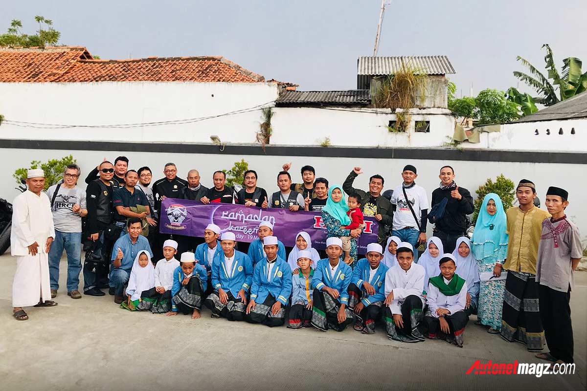 Honda, Yayasan-Alifa-Aulia-dikunjungi-oleh-Honda-Rebel-Community-Indonesia: Honda Rebel Community Indonesia Ngabuburide Kunjungi Panti Asuhan